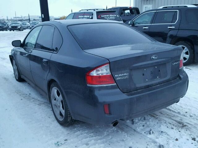 4S3BL616587208206 - 2008 SUBARU LEGACY 2.5 GRAY photo 3