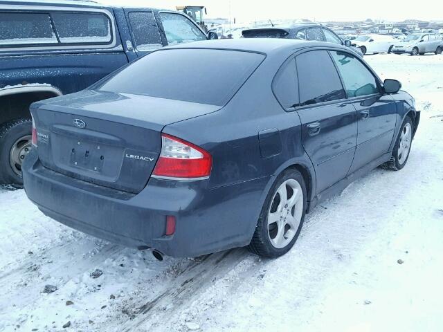 4S3BL616587208206 - 2008 SUBARU LEGACY 2.5 GRAY photo 4