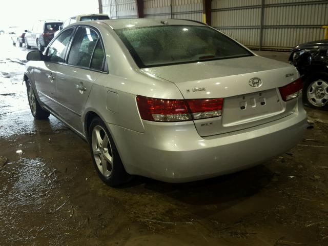 5NPEU46C88H348176 - 2008 HYUNDAI SONATA SE GRAY photo 3