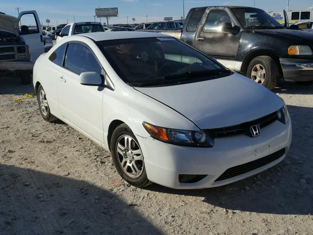 2HGFG126X7H565974 - 2007 HONDA CIVIC LX WHITE photo 1