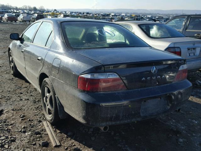 19UUA56653A061304 - 2003 ACURA 3.2TL BLACK photo 3