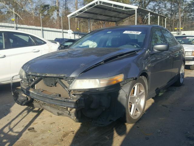 19UUA66224A029933 - 2004 ACURA TL GREEN photo 2