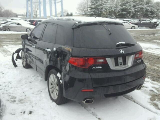 5J8TB2H27AA000602 - 2010 ACURA RDX BLACK photo 3