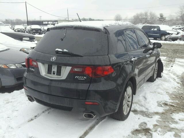 5J8TB2H27AA000602 - 2010 ACURA RDX BLACK photo 4