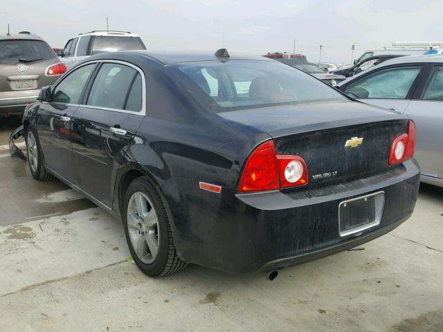 1G1ZD5EU9CF348538 - 2012 CHEVROLET MALIBU 2LT BLACK photo 3