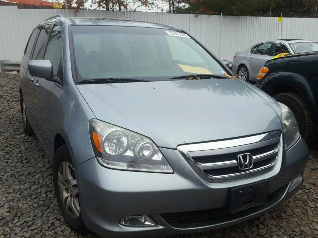 5FNRL38795B118011 - 2005 HONDA ODYSSEY EX GRAY photo 1