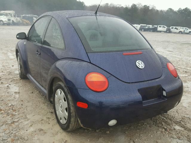 3VWCB21C12M406362 - 2002 VOLKSWAGEN NEW BEETLE BLUE photo 3