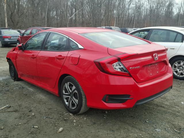 2HGFC2F55HH503029 - 2017 HONDA CIVIC LX RED photo 3