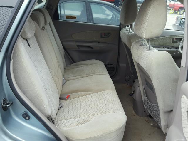 KM8JN12D25U054312 - 2005 HYUNDAI TUCSON GLS BLUE photo 6