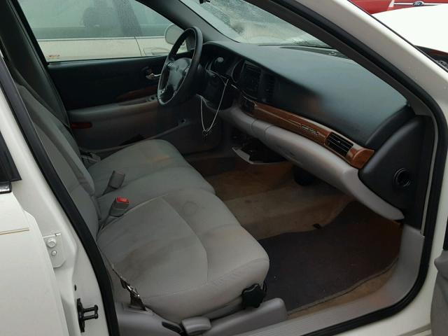 1G4HP52K044102774 - 2004 BUICK LESABRE CU WHITE photo 5