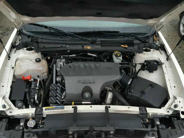 1G4HP52K044102774 - 2004 BUICK LESABRE CU WHITE photo 7