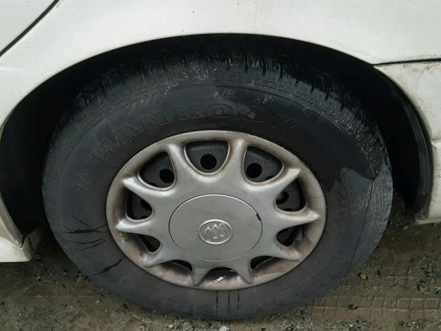1G4HP52K044102774 - 2004 BUICK LESABRE CU WHITE photo 9