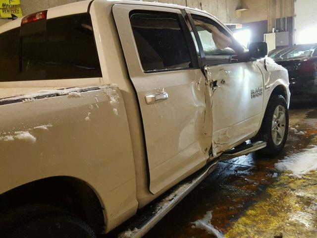 1C6RR7LT0GS123671 - 2016 RAM 1500 SLT WHITE photo 9