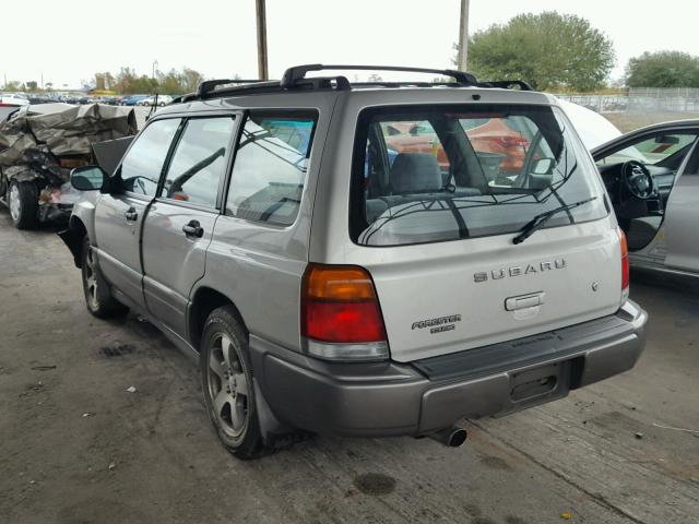 JF1SF6553YH712164 - 2000 SUBARU FORESTER S SILVER photo 3