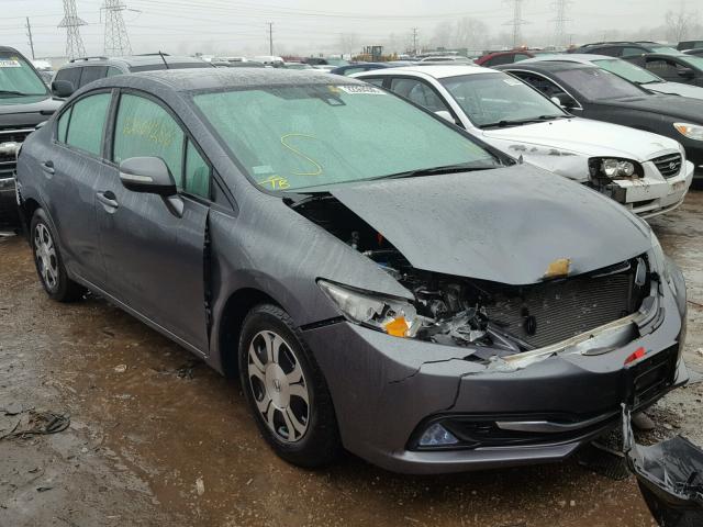 19XFB4F26DE000389 - 2013 HONDA CIVIC HYBR GRAY photo 1