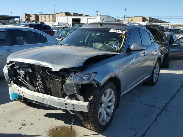 JNRAS08U48X102832 - 2008 INFINITI FX35 SILVER photo 2