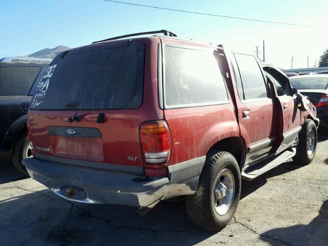 1FMZU83P11ZA52815 - 2001 FORD EXPLORER X RED photo 4