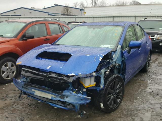 JF1VA1D67F9822649 - 2015 SUBARU WRX PREMIU BLUE photo 2