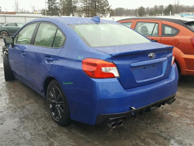 JF1VA1D67F9822649 - 2015 SUBARU WRX PREMIU BLUE photo 3