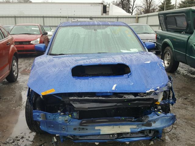 JF1VA1D67F9822649 - 2015 SUBARU WRX PREMIU BLUE photo 9