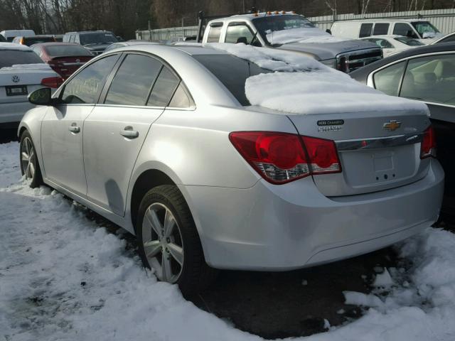 1G1PE5SB0D7156699 - 2013 CHEVROLET CRUZE LT SILVER photo 3