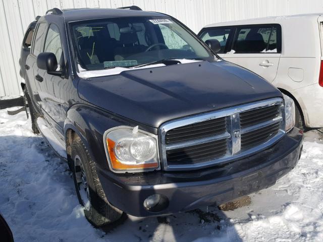 1D4HB48N74F104477 - 2004 DODGE DURANGO SL GRAY photo 1