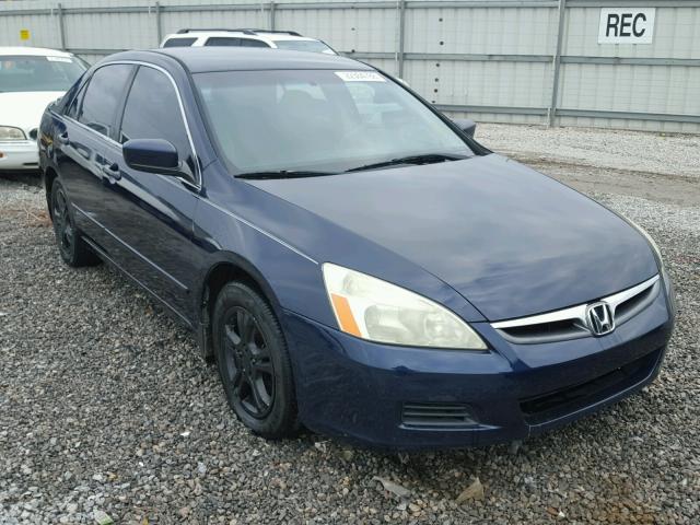 1HGCM56307A105157 - 2007 HONDA ACCORD SE BLUE photo 1