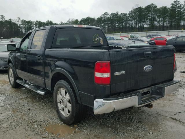 1FTPW12586FA04282 - 2006 FORD F150 SUPER BLACK photo 3