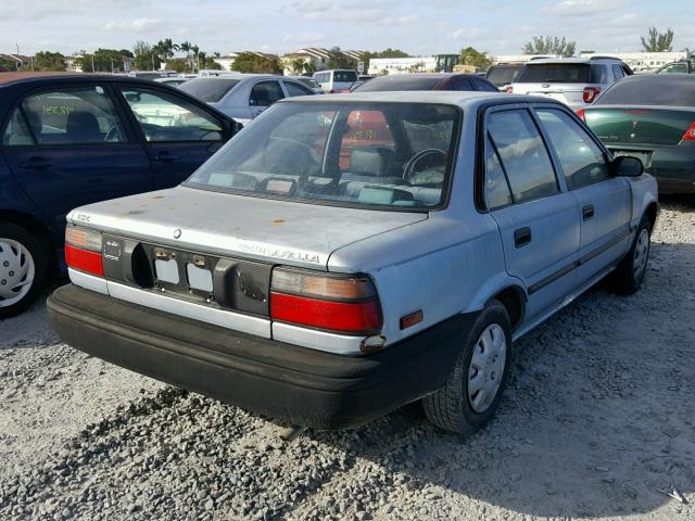 2T1AE94AXLC057393 - 1990 TOYOTA COROLLA DL BLUE photo 4