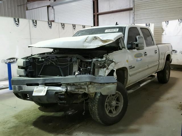 1GCHK23D16F265300 - 2006 CHEVROLET SILVERADO WHITE photo 2