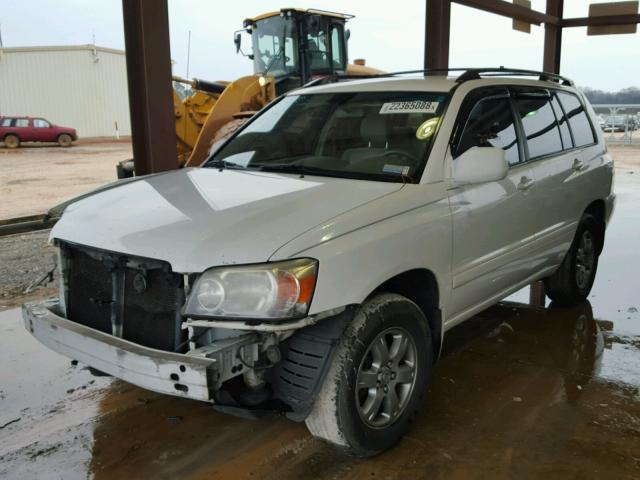 JTEDP21A060118053 - 2006 TOYOTA HIGHLANDER WHITE photo 2