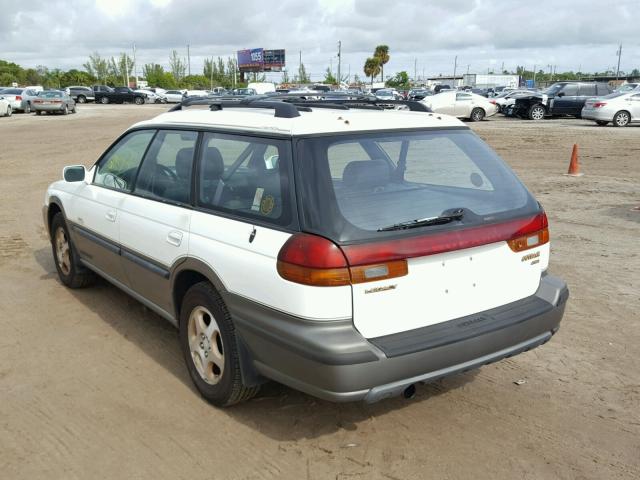 4S3BG6853V6639498 - 1997 SUBARU LEGACY OUT WHITE photo 3