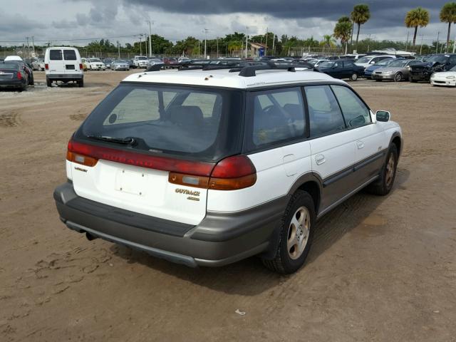 4S3BG6853V6639498 - 1997 SUBARU LEGACY OUT WHITE photo 4