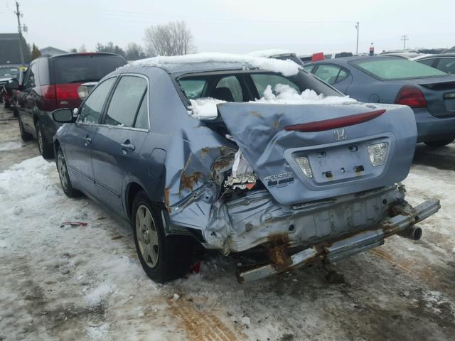 1HGCM56407A009795 - 2007 HONDA ACCORD LX BLUE photo 3