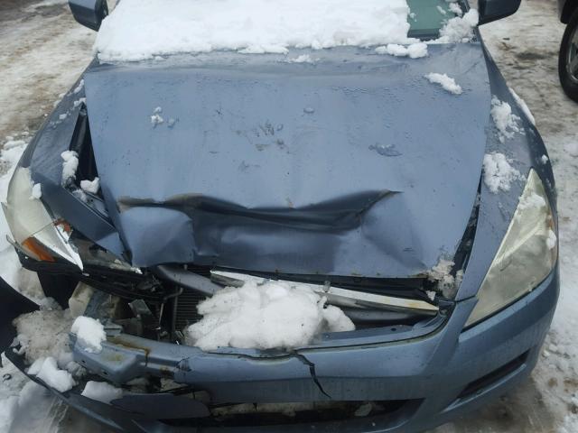 1HGCM56407A009795 - 2007 HONDA ACCORD LX BLUE photo 7