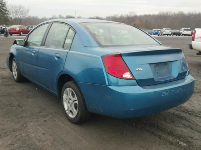 1G8AJ52F95Z169611 - 2005 SATURN ION LEVEL TEAL photo 3