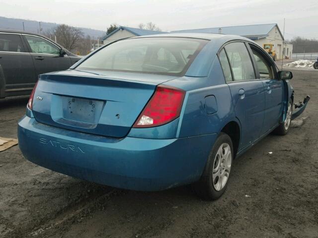 1G8AJ52F95Z169611 - 2005 SATURN ION LEVEL 青色 照片 4