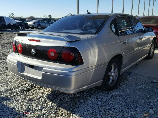 2G1WH52K859160373 - 2005 CHEVROLET IMPALA LS SILVER photo 4