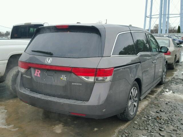 5FNRL5H94EB122626 - 2014 HONDA ODYSSEY TO GRAY photo 4