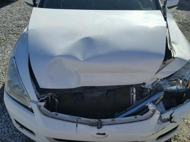 1HGCM66497A069466 - 2007 HONDA ACCORD SE WHITE photo 7