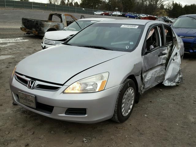 1HGCM56127A228036 - 2007 HONDA ACCORD VAL SILVER photo 2