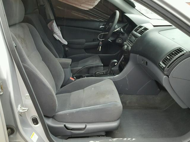 1HGCM56127A228036 - 2007 HONDA ACCORD VAL SILVER photo 5