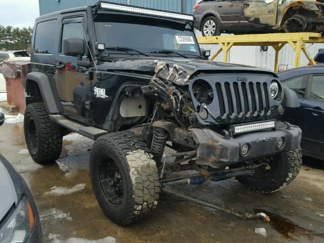 1J4AA2D17AL160354 - 2010 JEEP WRANGLER S BLACK photo 1
