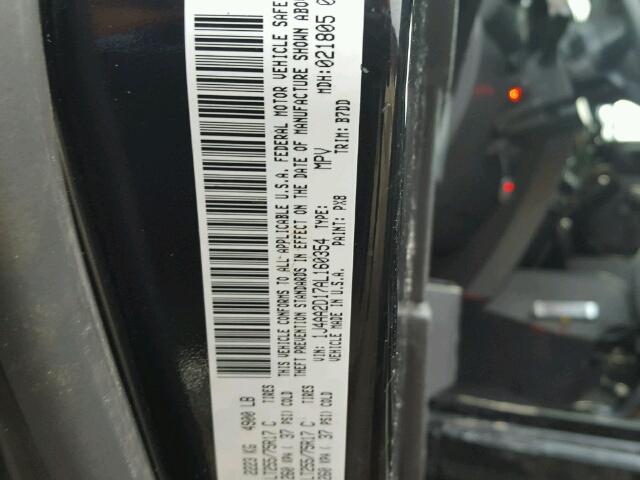 1J4AA2D17AL160354 - 2010 JEEP WRANGLER S BLACK photo 10