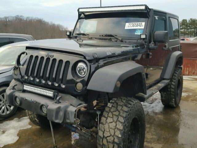 1J4AA2D17AL160354 - 2010 JEEP WRANGLER S BLACK photo 2