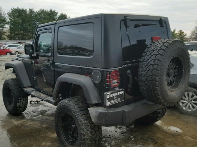 1J4AA2D17AL160354 - 2010 JEEP WRANGLER S BLACK photo 3