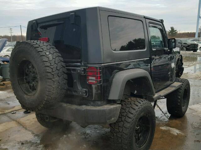 1J4AA2D17AL160354 - 2010 JEEP WRANGLER S BLACK photo 4