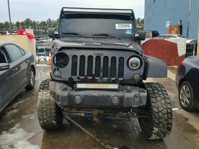 1J4AA2D17AL160354 - 2010 JEEP WRANGLER S BLACK photo 9