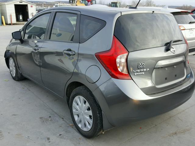 3N1CE2CP8GL376853 - 2016 NISSAN VERSA NOTE CHARCOAL photo 3