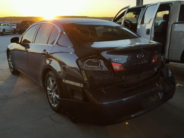 JNKBV61E47M719101 - 2007 INFINITI G35 BLUE photo 3